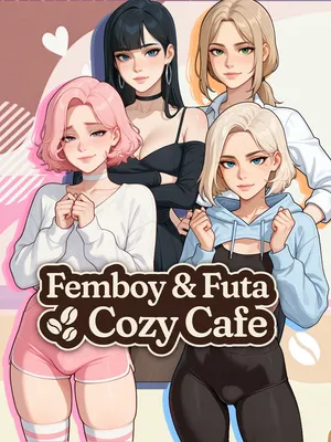Femboy Futa Cozy Cafe - Key Art