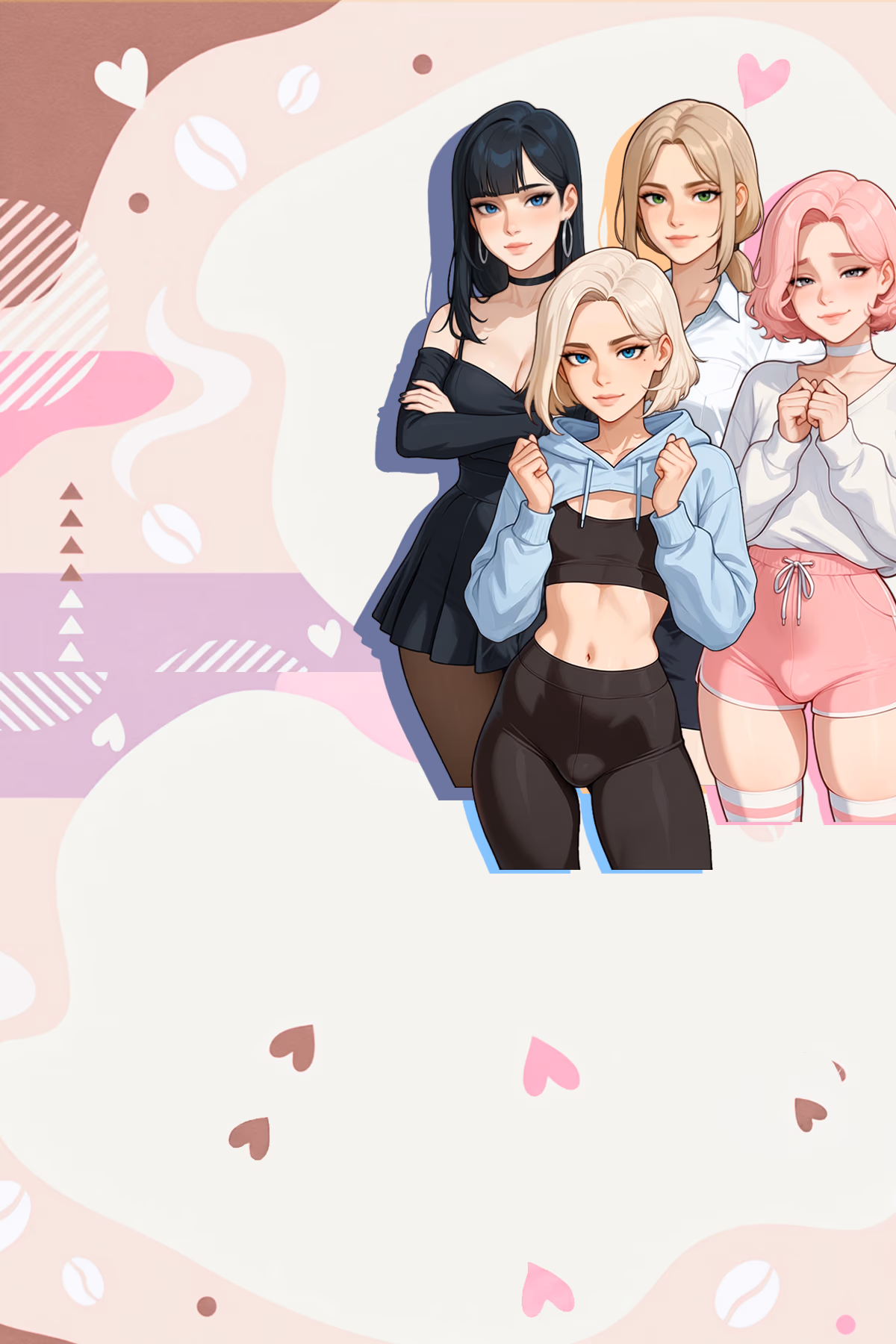 Femboy & Futa Cozy Cafe - Character Roster